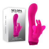 Selopa Butterfly Love - 13.8 cm USB Rechargeable Butterfly Vibrator VIBRATORS-RABBIT